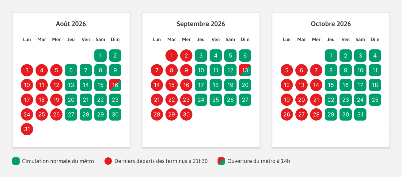 calendrier Neomma
