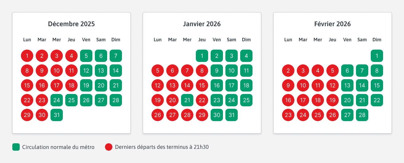calendrier Neomma