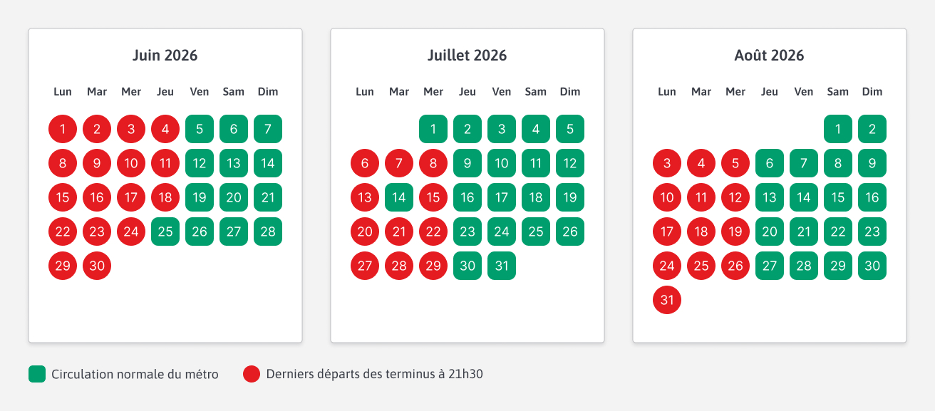 calendrier Neomma