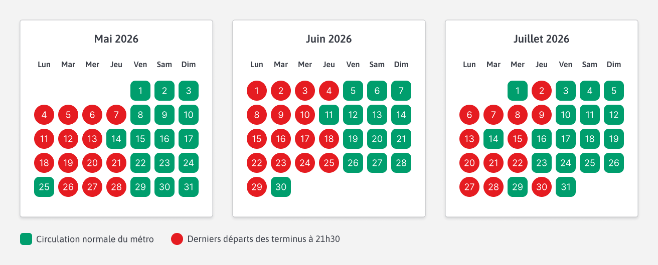 calendrier Neomma