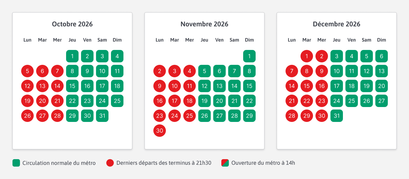 calendrier Neomma